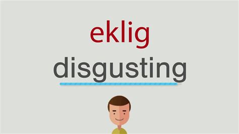 eklig englisch